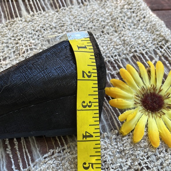 🌺 French Soles NY; Popular Zappa Black Wave Wedge Handmade Shoes in Wmn. 6.5!! - Picture 11 of 12